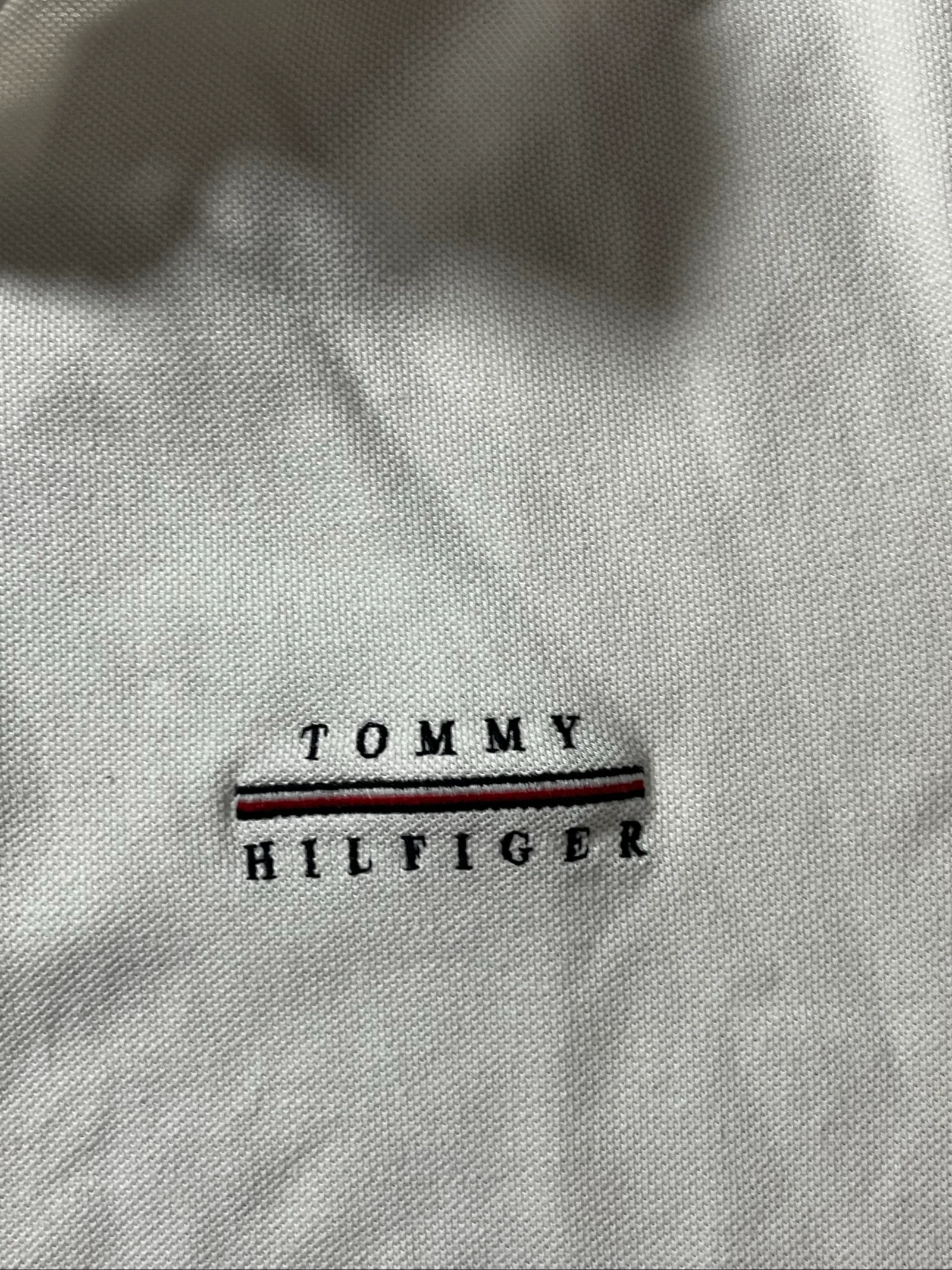 Slim fit white cotton polo - Tommy Hilfiger - size M - Satisfactory – photo 4